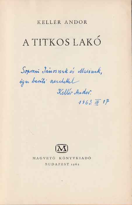 A titkos lakó - Oskola Antikvárium