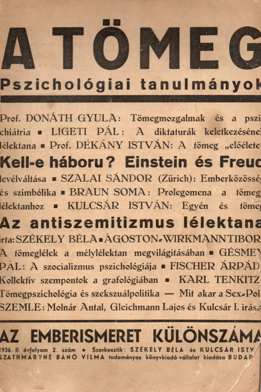 A tömeg - Oskola Antikvárium
