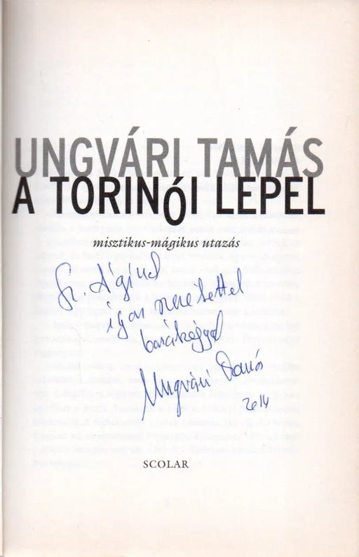 A torinói lepel - Oskola Antikvárium