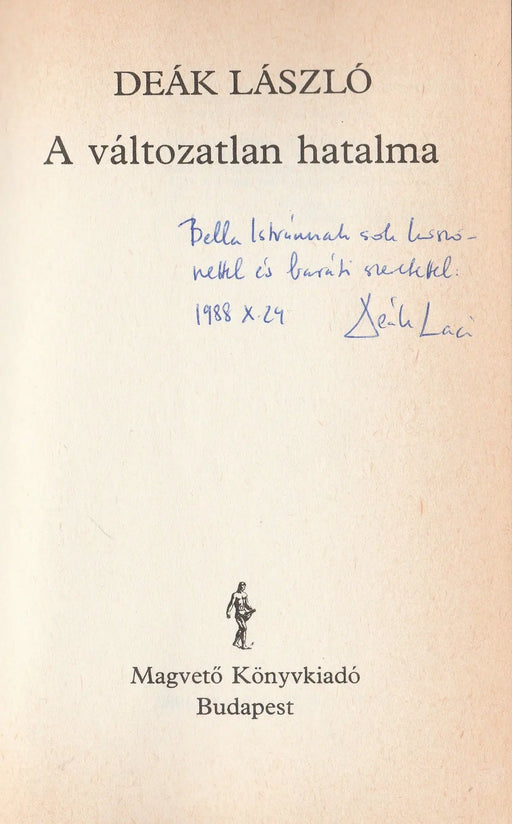 A változatlan hatalma - Oskola Antikvárium