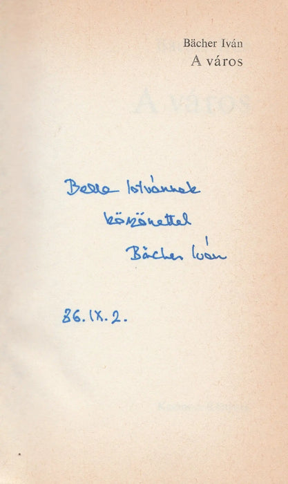 A város - Oskola Antikvárium