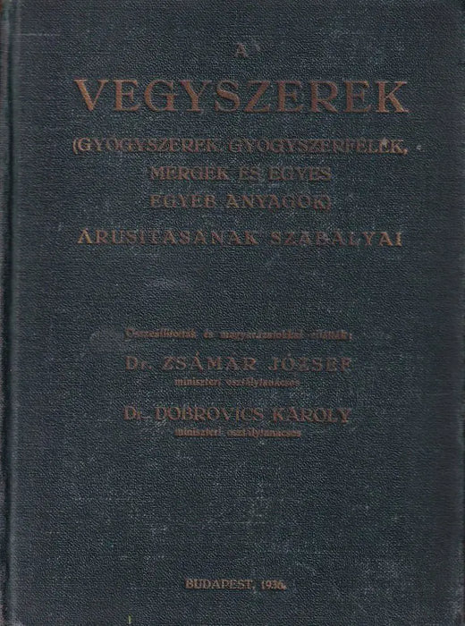 A vegyszerek - Oskola Antikvárium