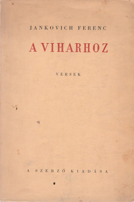 A viharhoz - Oskola Antikvárium