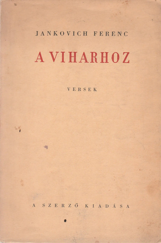 A viharhoz - Oskola Antikvárium