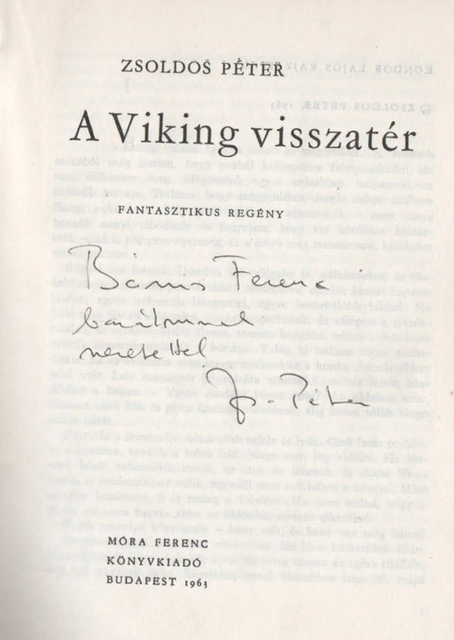 A Viking visszatér - Oskola Antikvárium