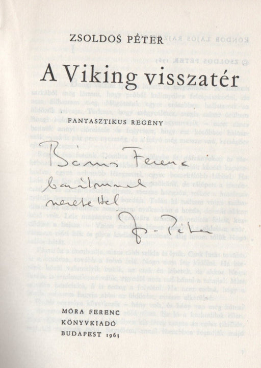 A Viking visszatér - Oskola Antikvárium