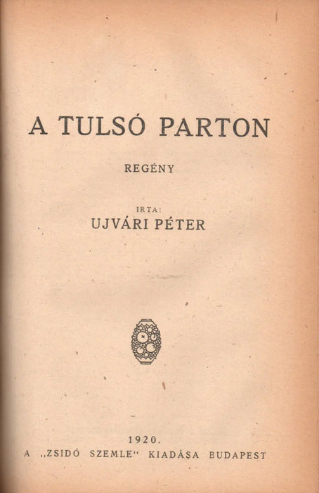 A zsidók természetrajza - A tulsó parton - Oskola Antikvárium