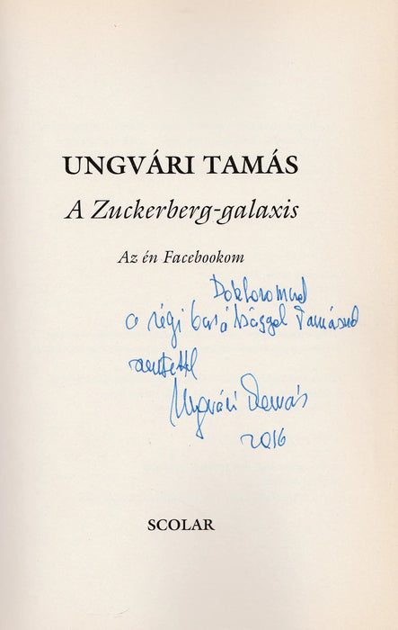 A Zuckerberg - galaxis - Oskola Antikvárium