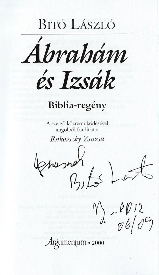 Ábrahám és Izsák - Oskola Antikvárium