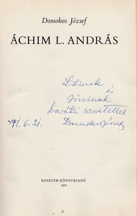 Áchim L. András - Oskola Antikvárium