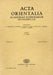 Acta Orientalia - Academiae Scientiarum Hungaricae XL/1. - Oskola Antikvárium