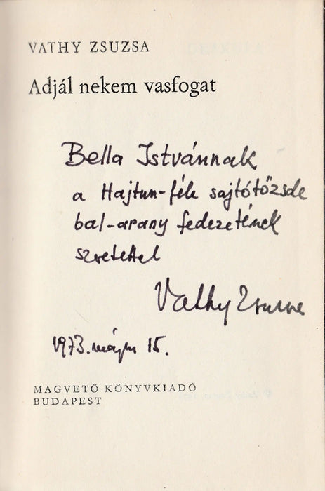 Adjál nekem vasfogat - Oskola Antikvárium