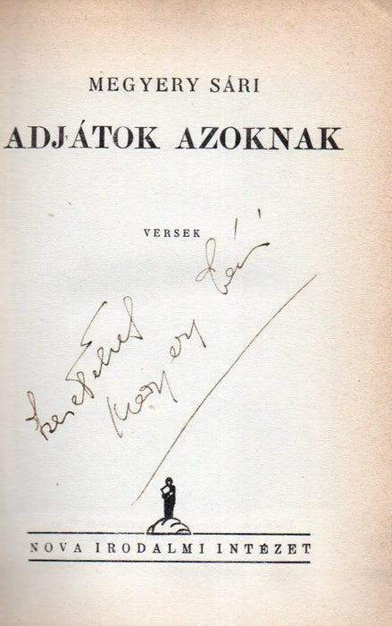 Adjátok azoknak - Oskola Antikvárium