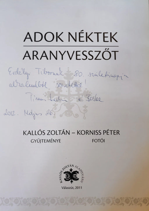 Adok néktek aranyvesszőt - Oskola Antikvárium