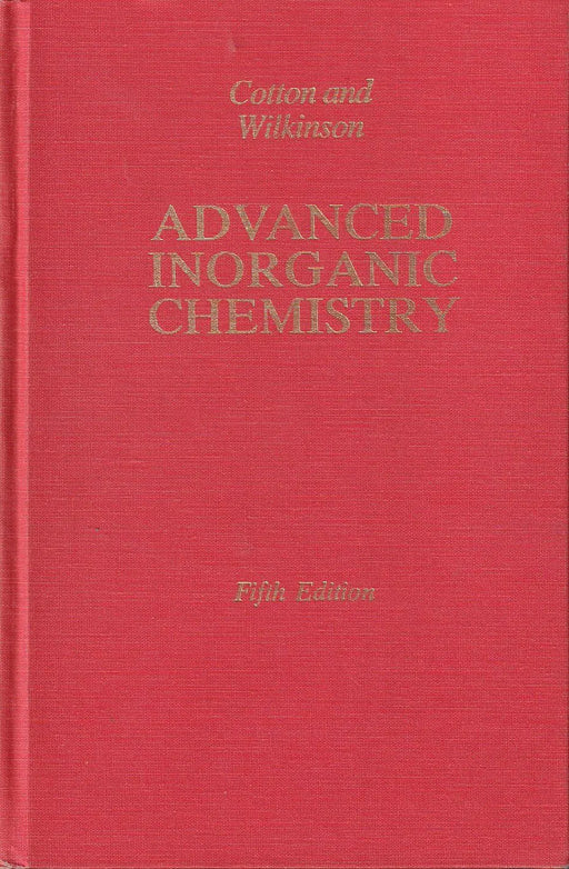 Advanced Inorganic Chemistry - Oskola Antikvárium