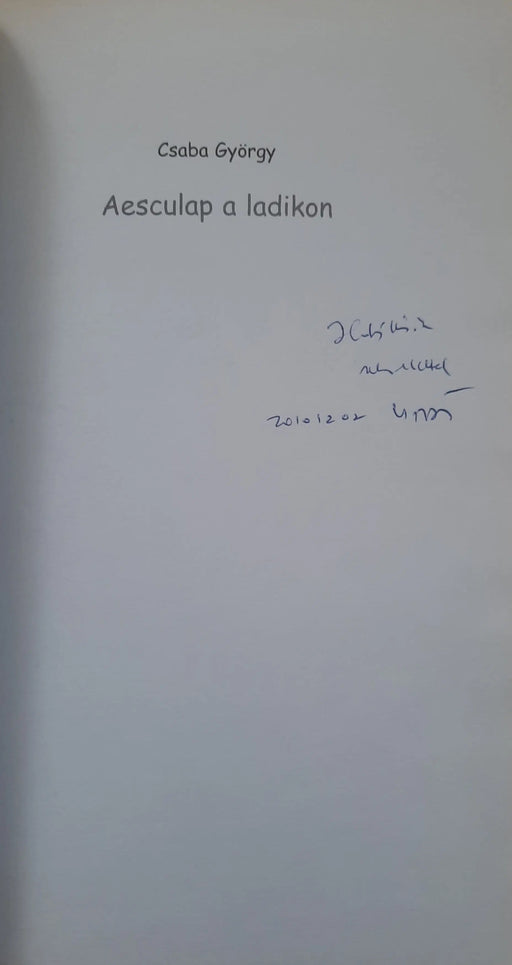 Aesculap a ladikon - Oskola Antikvárium