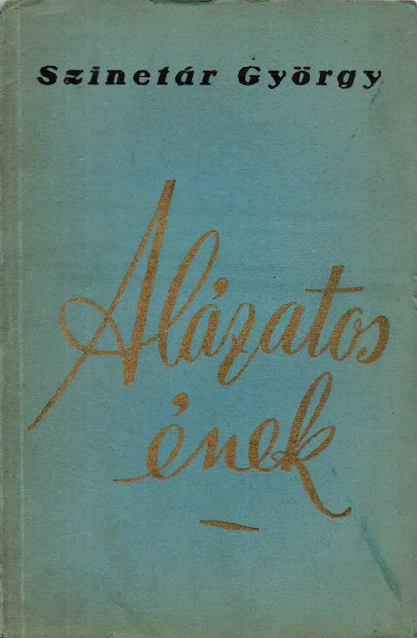 Alázatos ének - Oskola Antikvárium