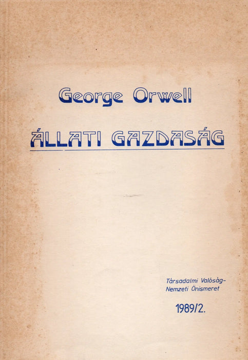 Állati gazdaság - Oskola Antikvárium