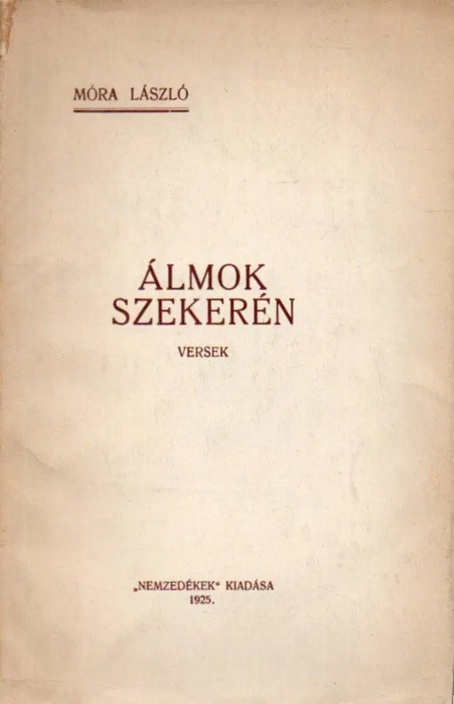 Álmok szekerén - Oskola Antikvárium