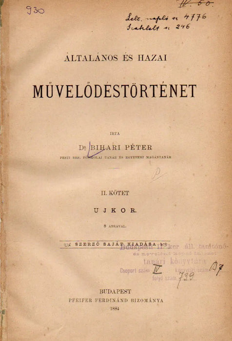 Általános és hazai művelődéstörténet II. Újkor - Oskola Antikvárium