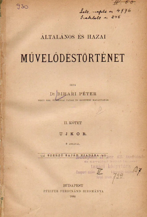 Általános és hazai művelődéstörténet II. Újkor - Oskola Antikvárium