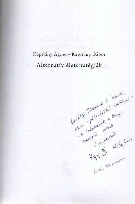 Alternatív életstratégiák - Oskola Antikvárium