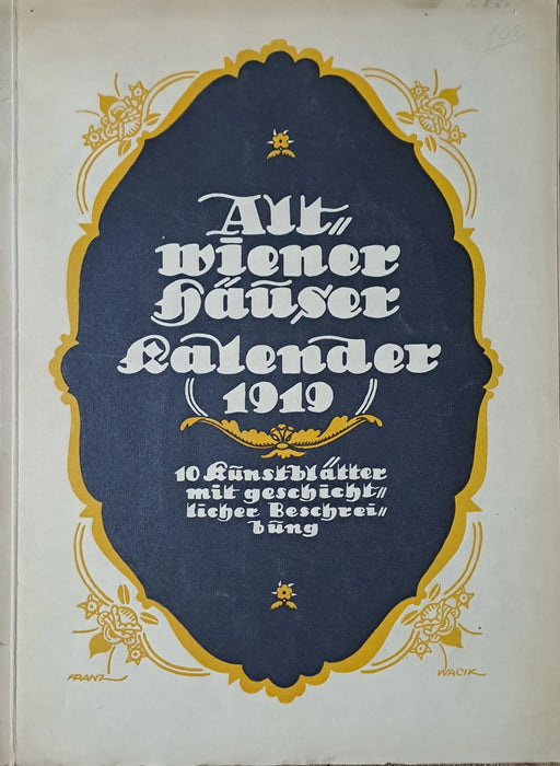 Altwiener Häuser - Kalender 1919 - Oskola Antikvárium