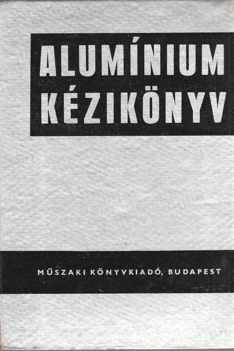 Alumínium kézikönyv - Oskola Antikvárium