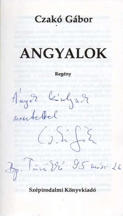 Angyalok - Oskola Antikvárium