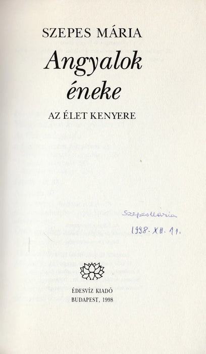 Angyalok éneke - Oskola Antikvárium