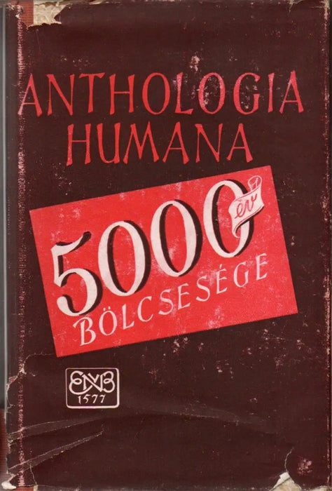 Anthologia humana - Oskola Antikvárium