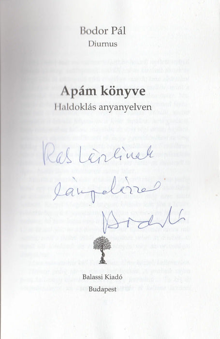 Apám könyve - Oskola Antikvárium