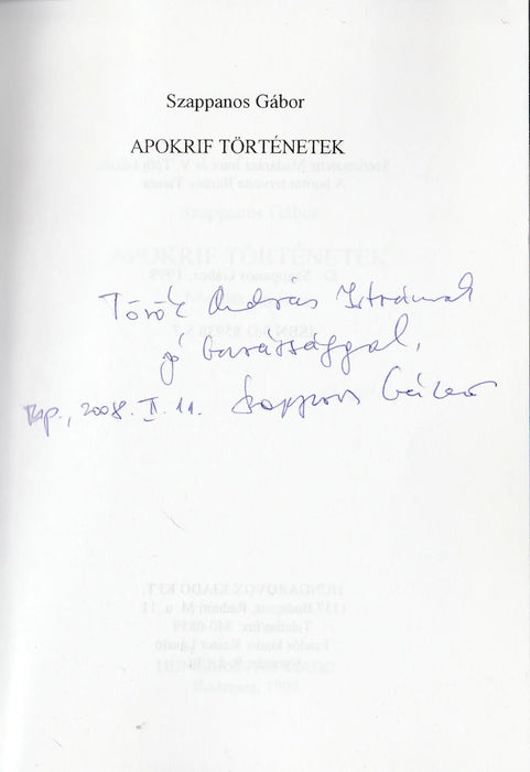 Apokrif történetek - Oskola Antikvárium