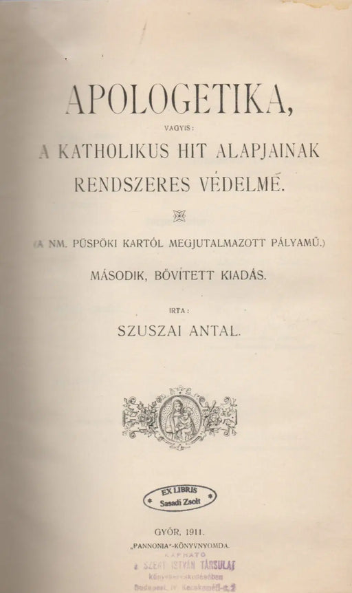 Apologetika - Oskola Antikvárium