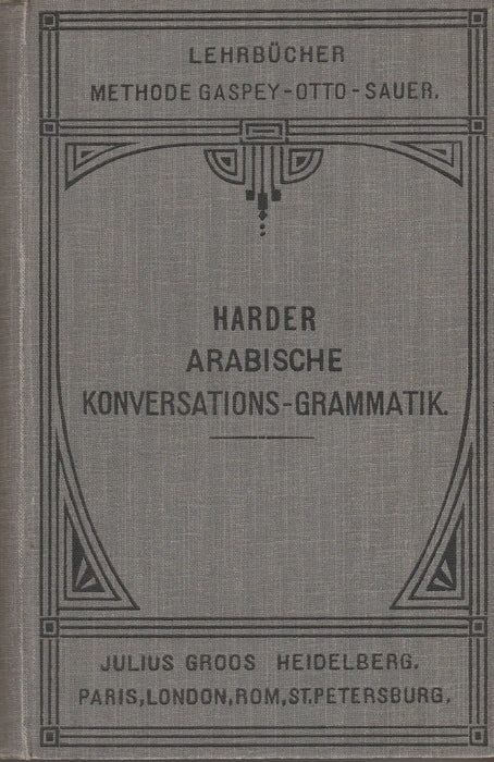 Arabische Konversations - Grammatik - Oskola Antikvárium