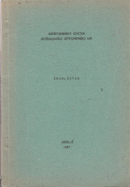 Áramlástan - Oskola Antikvárium