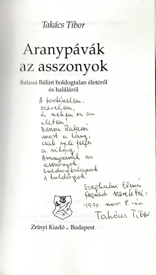 Aranypávák az asszonyok - Oskola Antikvárium