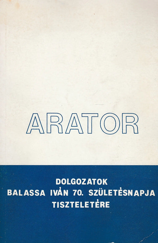Arator - Oskola Antikvárium