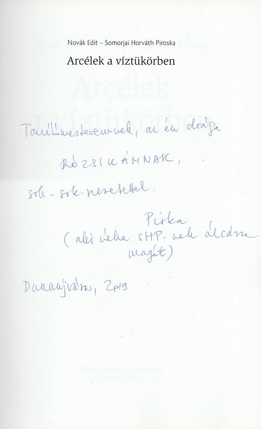 Arcélek a víztükörben - Oskola Antikvárium