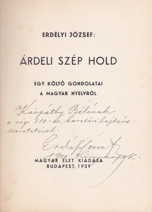 Árdeli szép Hold - Oskola Antikvárium
