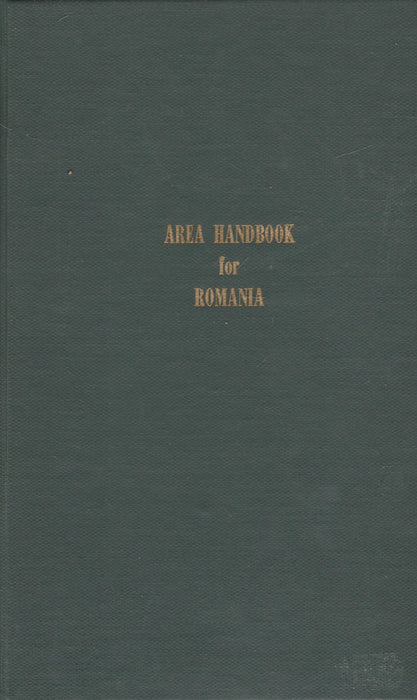 Area Handbook for Romania - Oskola Antikvárium