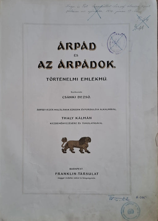 Árpád és az Árpádok - Oskola Antikvárium