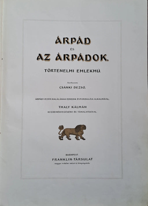 Árpád és az Árpádok - Oskola Antikvárium