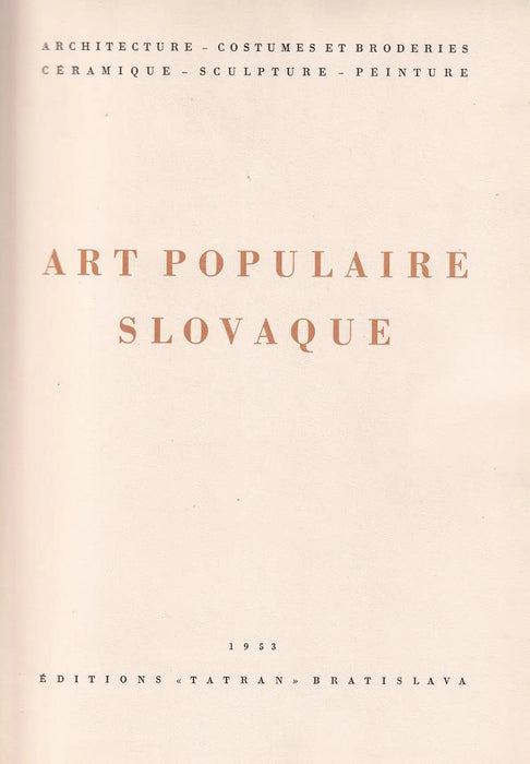 Art populaire slovaque - Oskola Antikvárium