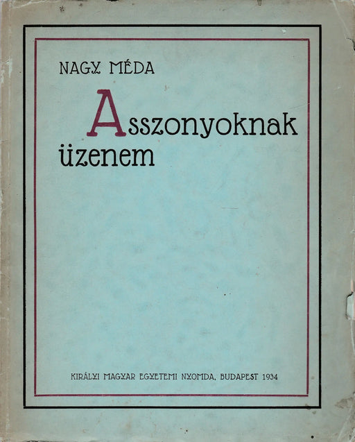 Asszonyoknak üzenem - Oskola Antikvárium