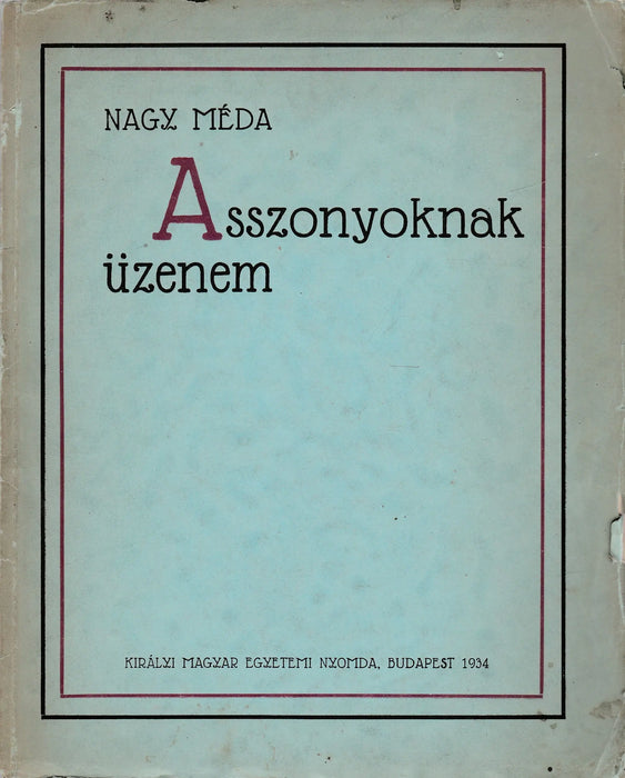 Asszonyoknak üzenem - Oskola Antikvárium