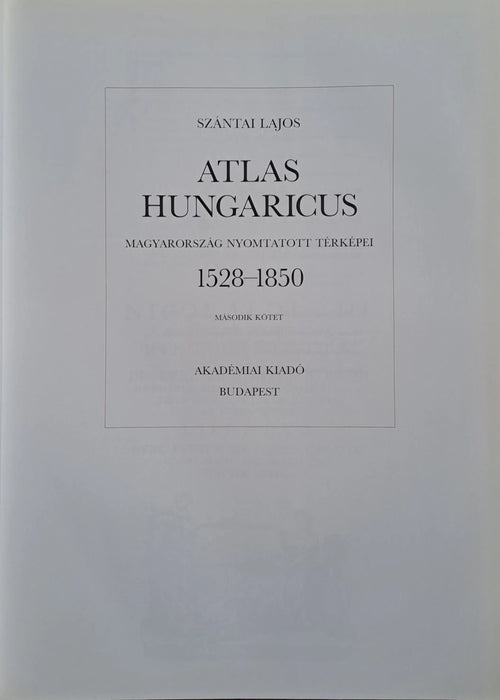 Atlas Hungaricus I - II. - Oskola Antikvárium