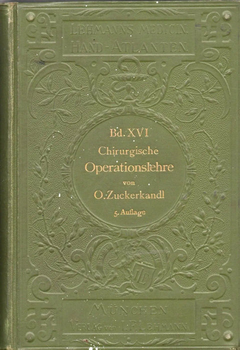 Atlas und Grundriß der chirurgischen Operationslehre - Oskola Antikvárium