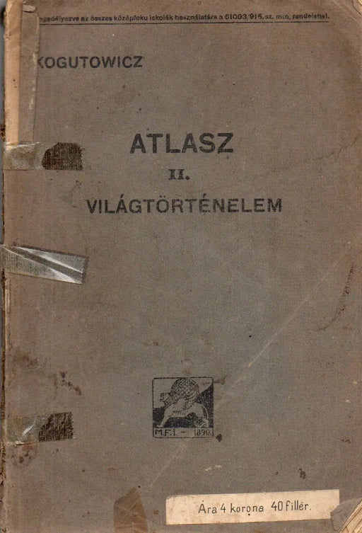 Atlasz a világtörténelem tanításához II. - Oskola Antikvárium