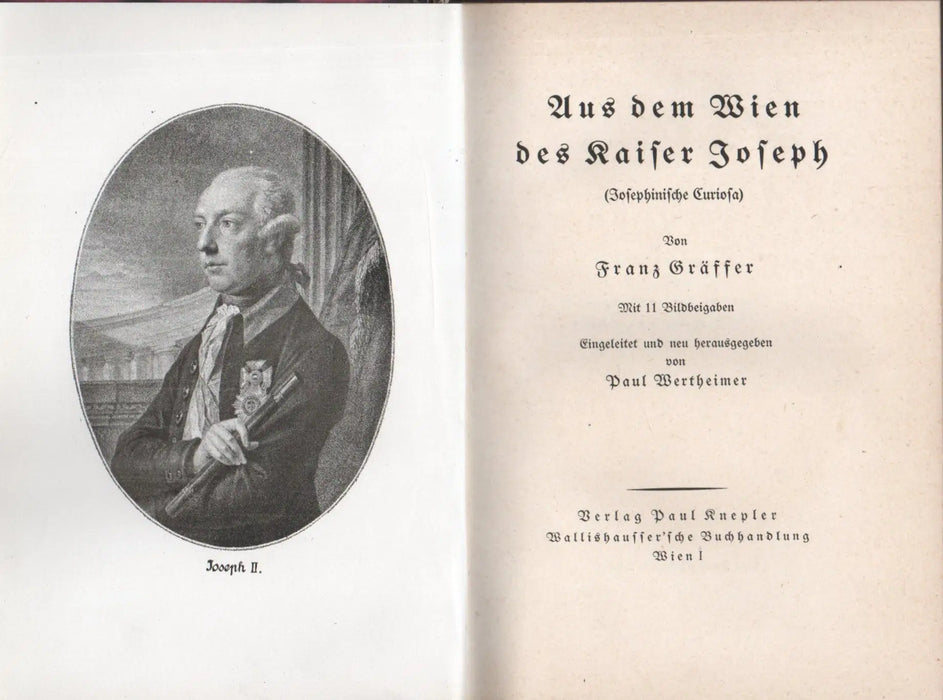 aus - dem - wien - des - kaiser - joseph - Oskola Antikvárium